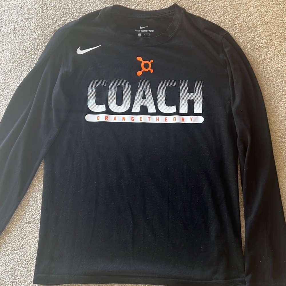OTF Nike Coach Long Sleeve Dri Fit Shirt